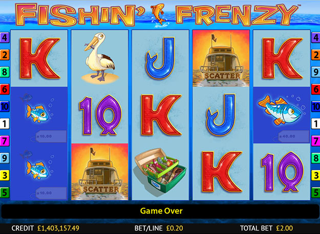 fishin frenzy slot